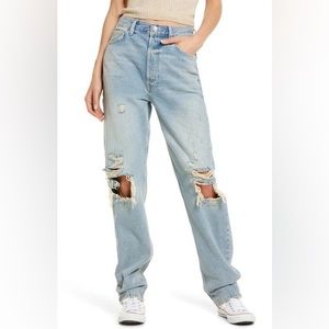 We The Free Lasso Jean in Foxtrot light wash  (Free People)